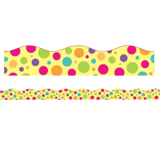 Charles Leonard Colorful Dot Magnetic Border, 48ft. {3}
