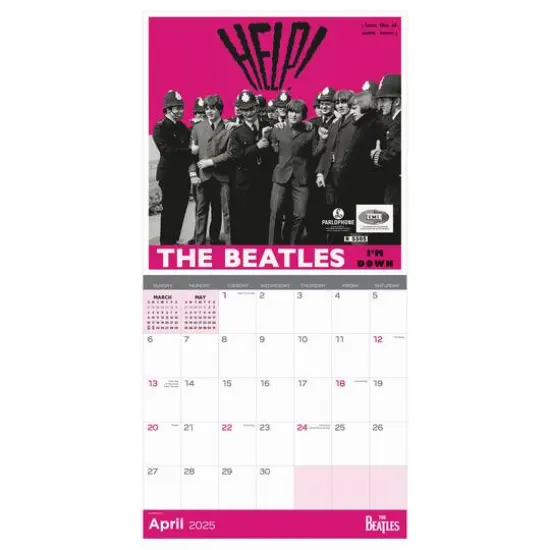 TF Publishing 2025 The Beatles: Albums & Artwork Wall Calendar {4}