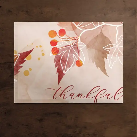 Thankful Poly Twill Placemat {3}