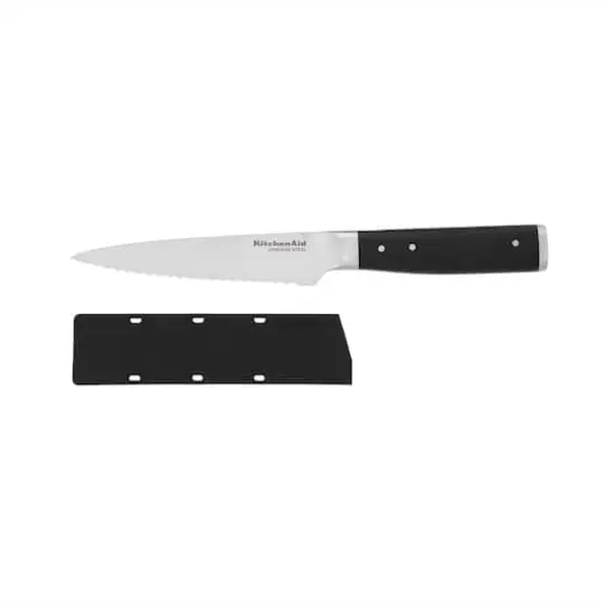 KitchenAid Gourmet 5.5" Serrated Utility with Sheath {1}