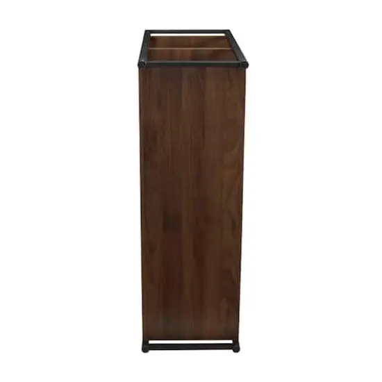 Household Essentials Jamestown 42" Wide Bookshelf Mid Century Walnut {11}