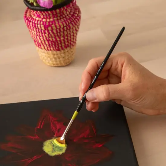 Vienna Golden Taklon Fan Brush by Artist's Loft&trade; {3}