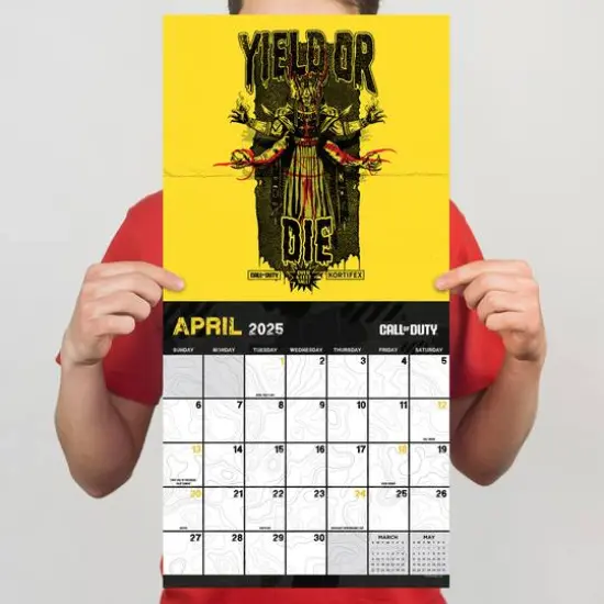 TF Publishing 2025 Call of Duty Wall Calendar {5}