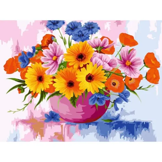 Crafting Spark Field Flowers Painting by Numbers Kit {1}