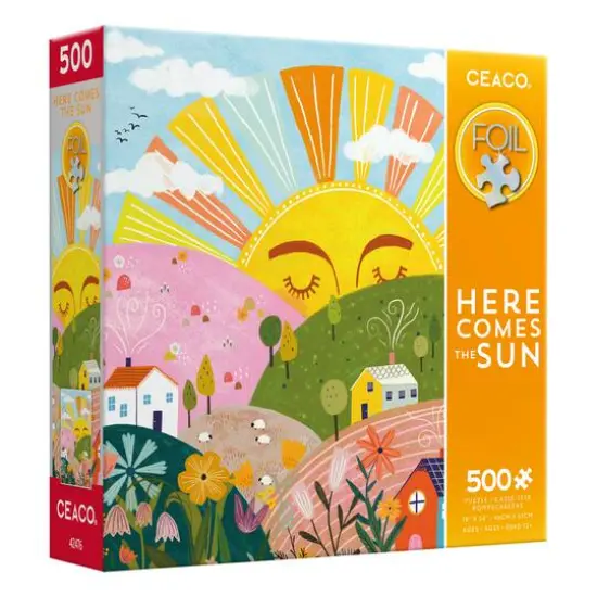 Assorted Foil 500 Piece Puzzle {9}