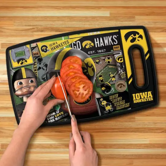 College Retro Series Cutting BoardIowa Hawkeyes {5}