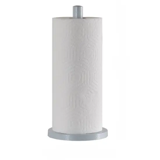 Laura Ashley White Speckled Paper Towel Holder {1}