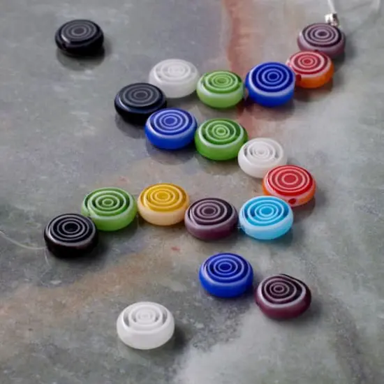 Mix Lampwork Glass Coin Beads by Bead Landing&trade; {3}