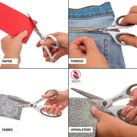 SINGER&reg; Comfort Grip 3 Piece Multipurpose Fabric Scissors Set {7}