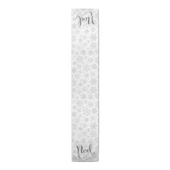 Noel Snowflake Pattern 16x90 Poly Twill Table Runner {4}