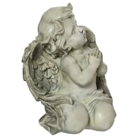 6" Heavenly Gardens Praying Cherub Angel Outdoor Garden Statue {5}
