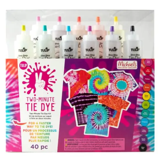 Tulip&reg; 40 Piece Two-Minute Tie Dye&reg; Kit {1}