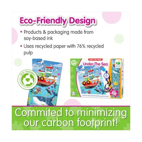 Long & Tall Puzzle - Under The Sea: 50+ Pcs {7}