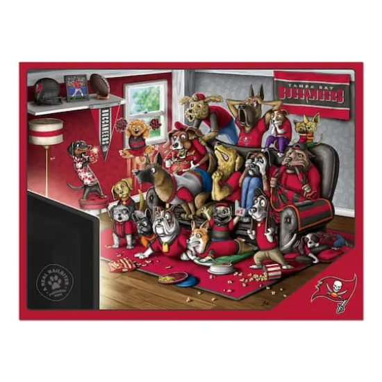NFL Purebred Fans A Real Nailbiter 500 Piece Puzzle Tampa Bay Buccaneers {5}
