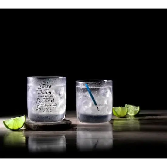 JoyJolt&reg; Star Wars&trade; 10oz. New Hope Obi-Wan Kenobi Blue Lightsaber Short Drinking Glass, 2ct. {5}