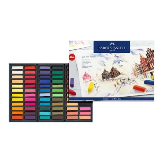 Faber-Castell&reg; Creative Studio 72 Color Soft Pastel Set {1}