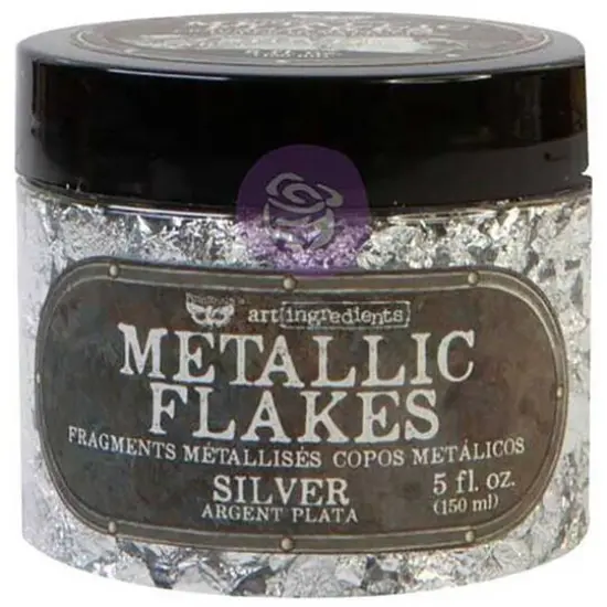 Finnabair&reg; Art Ingredients Metal Flakes, 150mL Silver {1}