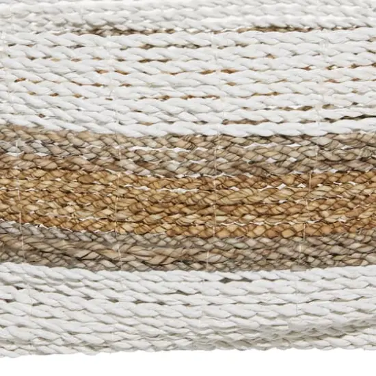 White & Brown Nesting Storage Basket Set {2}