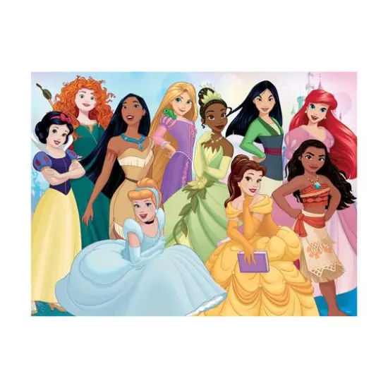Disney Princess 3D Lenticular Jigsaw Puzzle: 200 Pcs {1}