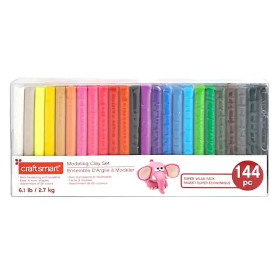 6.1lb. Modeling Clay Set by Craft Smart&reg; {1}
