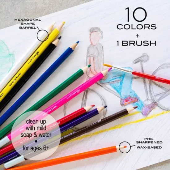 Hello, Artist!&trade; 11-Piece Watercolor Pencil Set {3}