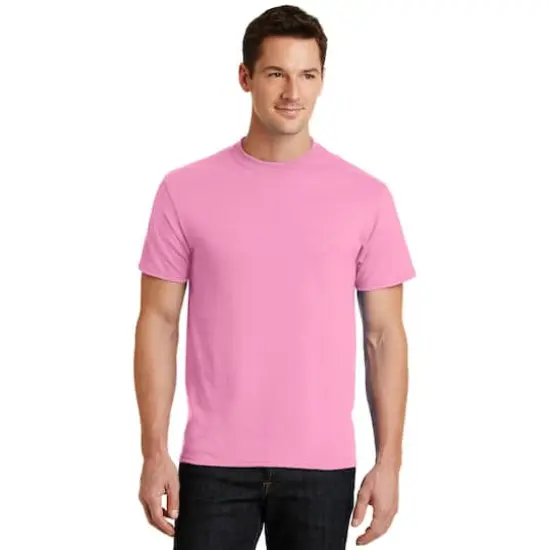 Port & Company&reg; Brights Core Blend T-Shirt Candy Pink {4}