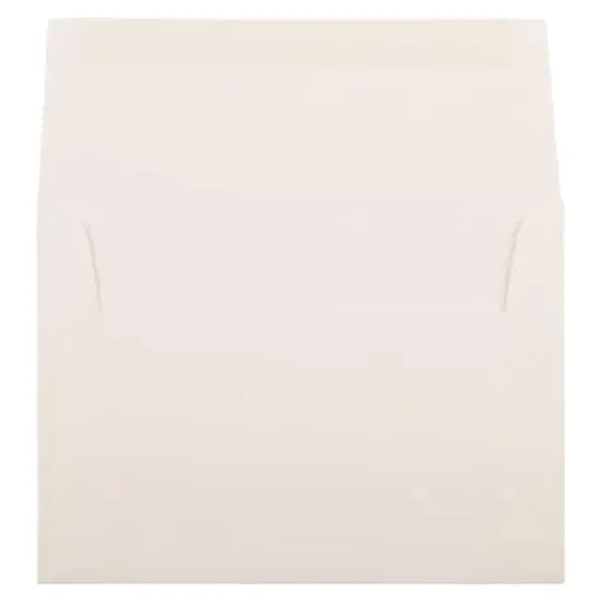 JAM Paper A6 Strathmore Invitation Envelopes, 50ct. Natural White Linen {4}