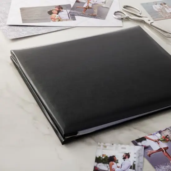 12" x 12" Vinyl Scrapbook Album by Recollections&reg; Black {3}