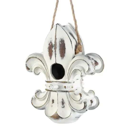 8'' Fleur De Lis Birdhouse {1}