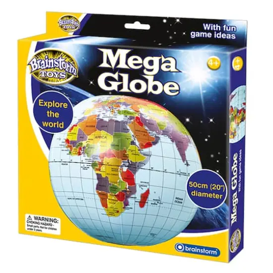 Brainstorm Toys 20" Inflatable Mega Globe {3}