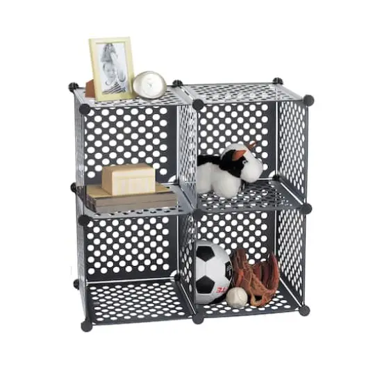 Organize It All Black Stacking Cubes, 4ct. {9}