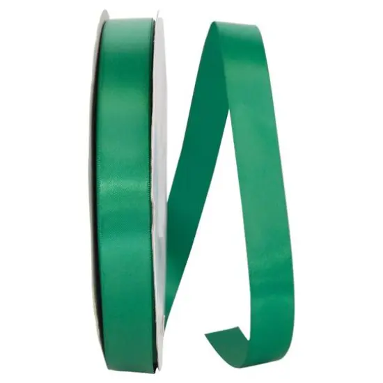 JAM Paper 7/8" x 100yd. Double Face Satin Ribbon Moss {2}