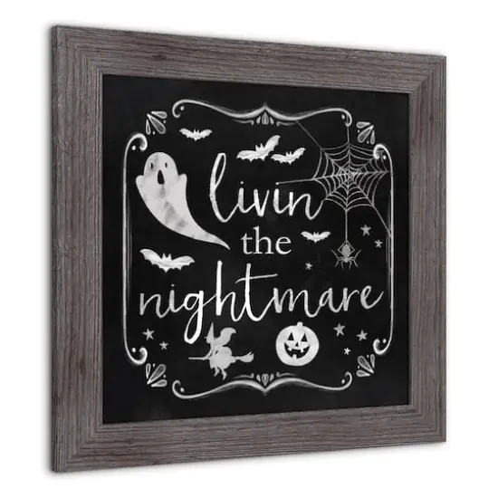 Living Nightmare Western Gray Framed Print {3}