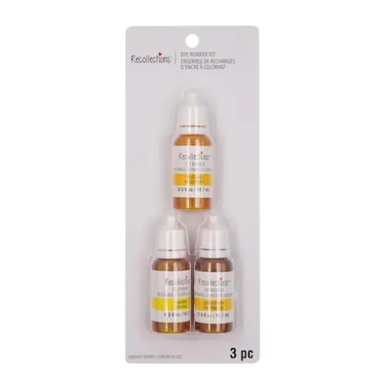 Dye Reinker Set by Recollections&trade; Yellows {1}