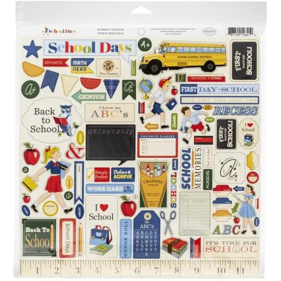 Carta Bella Paper Co. School Days Collection Kit, 12" x 12" {3}
