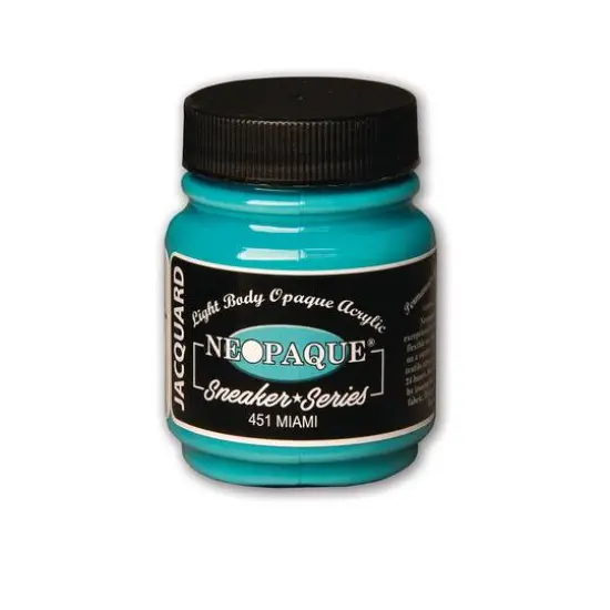 Jacquard Neopaque&reg; Acrylic Paint, 2.25oz. 451 Miami Blue {1}