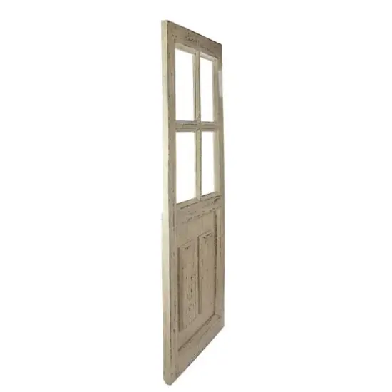 3ft. White Miniature Wooden Door Wall Hanging Decoration {3}