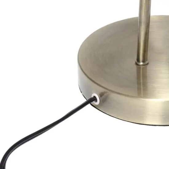 Lalia Home 20" Arched Metal Cage Table Lamp Antique Brass {8}