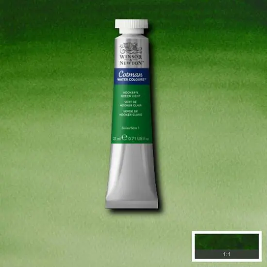Winsor & Newton® Cotman® 0.71oz. Watercolor Paint Hooker's Green Light {1}