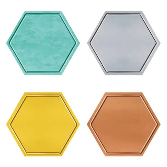 Trend Enterprises&reg; I Heart Metal Hexagons Classic Accents&reg; Variety Pack, 3 Packs of 36 {3}