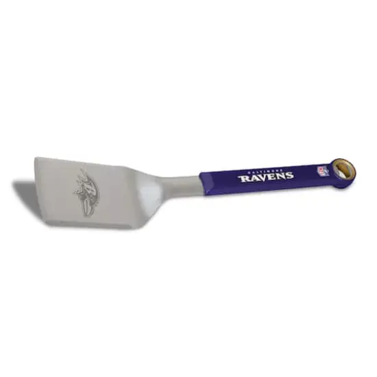 NFL Stainless Steel BBQ Spatula with Bottle Opener Baltimore Ravens {4}