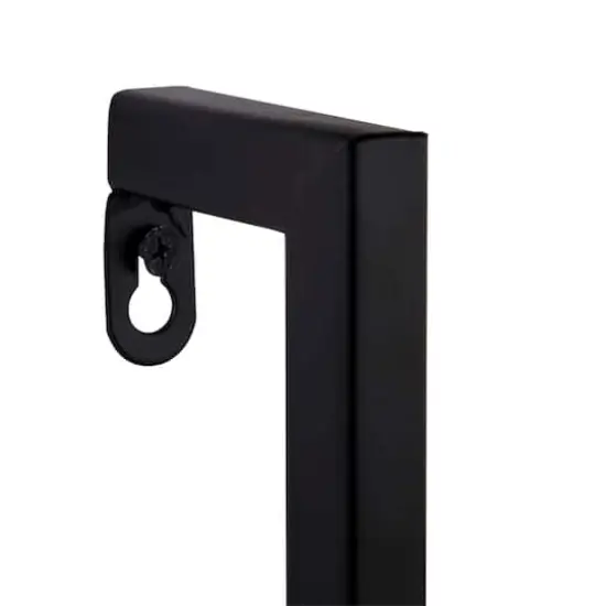 Brown & Black Industrial Wall Shelf Set {5}