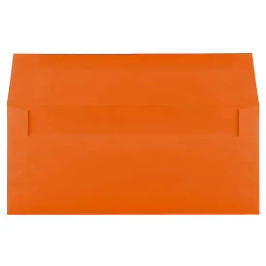 JAM Paper#10 Business Bright Hue Recycled Envelopes, 50ct. Orange {4}