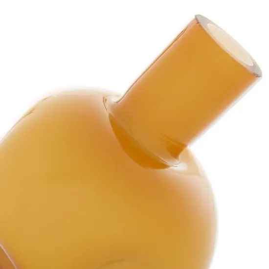 6" Yellow Abstract Vase {6}