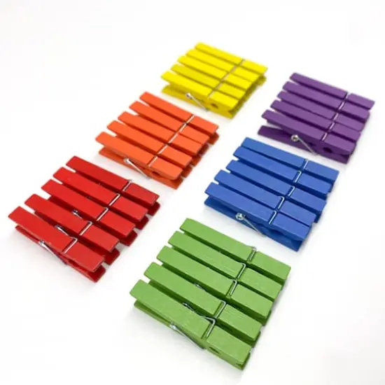 Medium Primary Clothespins by Recollections&trade; {1}