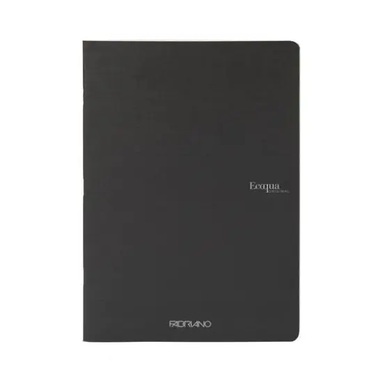 Fabriano&reg; EcoQua Staple Bound Notebook Black {1}