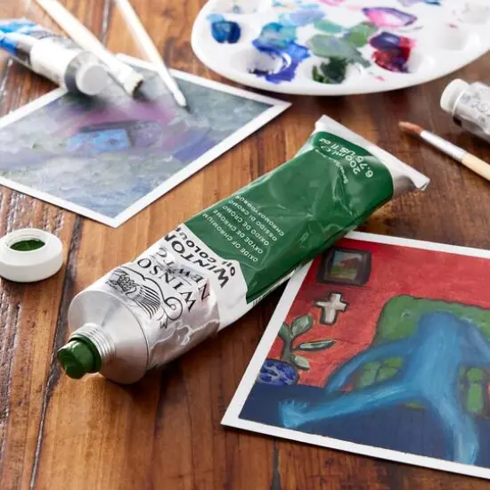 Winsor & Newton™ Winton 6.75oz. Oil Colour™ Paint Oxide Of Chromium {3}