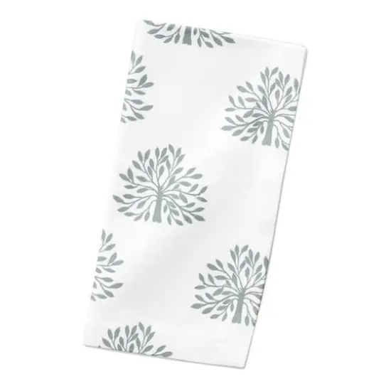 Blooming Bush Cotton Twill Napkin White {3}