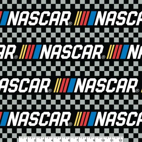 Camelot Fabrics Nascar Logo Fleece Precut Set {4}