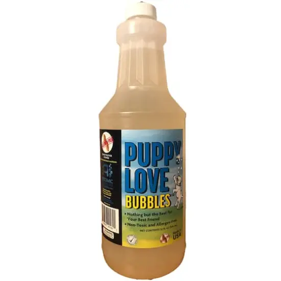 Puppy Love Bubbles&trade; Peanut Butter Scented Bubbles for Dogs Refill Bottle, 32oz. {1}